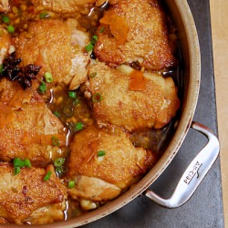 Soy Braised Chicken with Orange