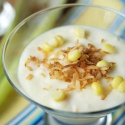 Maja Blance, a Coconut Milk Dessert