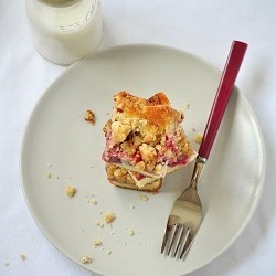 Rhubarb & Berry Crumb Bars