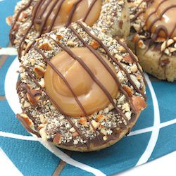 Salted Caramel Cookie Cups