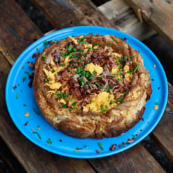 Cheddar Bacon Cheesecake