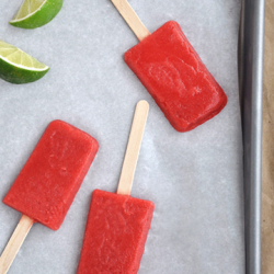 Strawberry Margarita Ice Pops