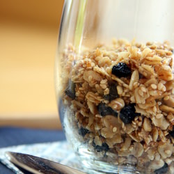 Granola with Dried Blueberries