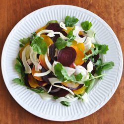 Beet, Fennel and Arugula Salad