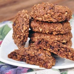 Double Chocolate Oatmeal Cookies