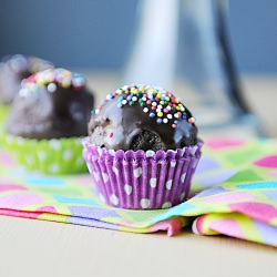 Thin Mint Chocolate Cake Balls