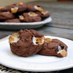 Chocolate Mashmallow Cookies