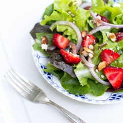 Strawberry Salad & Dressing