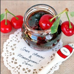 Sour Cherry and Marzipan Jam