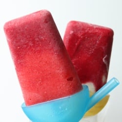Strawberry-Raspberry Popsicles