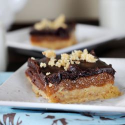 Homemade Caramel Twix Cookie Bars