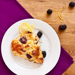 Blackberry Lemon Scones
