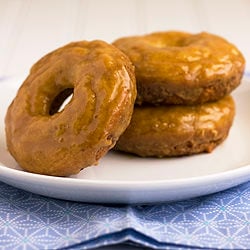 Baked Donuts with Espresso Glaze