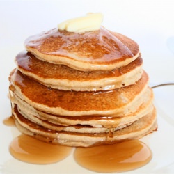 Vegan Banana Oatmeal Pancakes