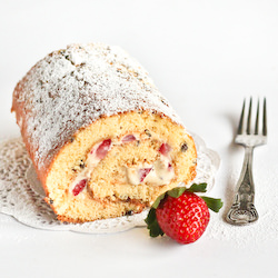 Sponge Roll with Dulce De Leche
