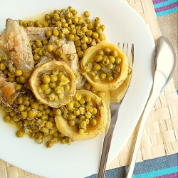 Peas & Chicken w/ Artichokes