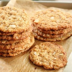 Oatmeal, Coconut & Almond Cookies