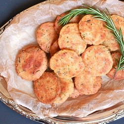 Rosemary and Parmesan Savory Cookie