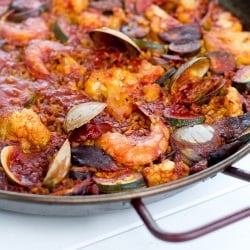 Simple Grilled Paella