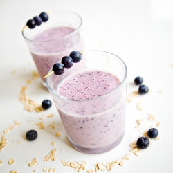 Blueberry Oatmeal Smoothie