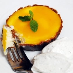Mango Mascarpone Cheesecake