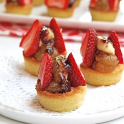 Strawberry and Carver Tartelettes