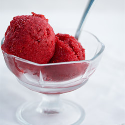 raspberry mojito sorbet