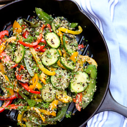 Capsicum & Zucchini Salad