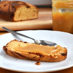 Dulce de Leche-Nutella Swirl Loaf Cake