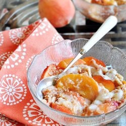 Peach Breakfast Bake