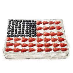 Flag Cake
