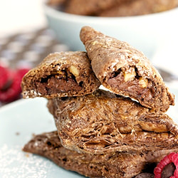 Chocolate Baklava Turnovers