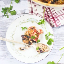 Black Bean and Rice Bake