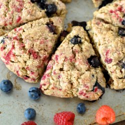 Berry Oat Scones