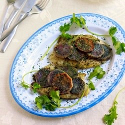 Tilapia with Purple Potatoes