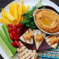 Roasted Red Pepper Hummus