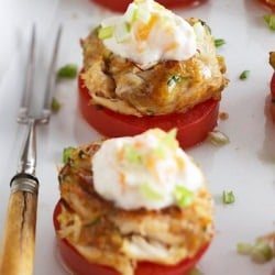 Zucchini Stuffed Crab Cakes Recipe