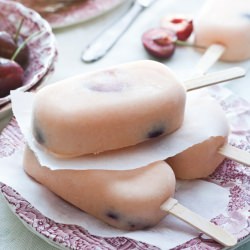 Cantaloupe & Cherry Pops