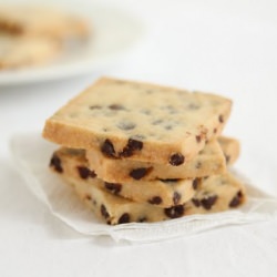 Chocolate Chip Shortbread Cookies