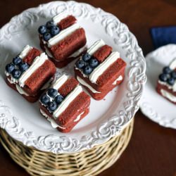 Mini Flag Layer Cakes