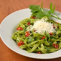 Whole Wheat Spinach Pasta