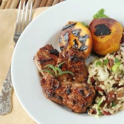 Balsamic Pork Medallions with Grill