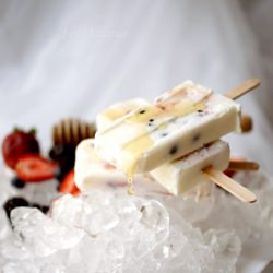 Honey Yogurt Pops
