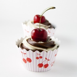 Chocolate Kirsch Cupcakes