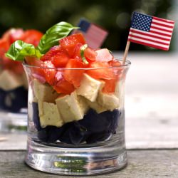 Patriotic Potato Verrine