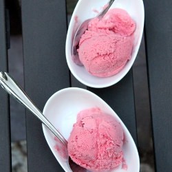 Strawberry Sour Cream Ice Cream