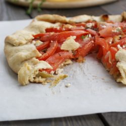 Tomato and Goat Cheese Galette