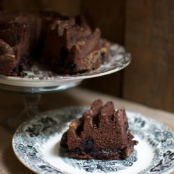 Chocolate and Blueberry Cake