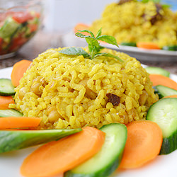 Spicy Chickpea Rice “Kedreh”