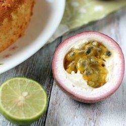 Passion Fruit Chiffon Cake